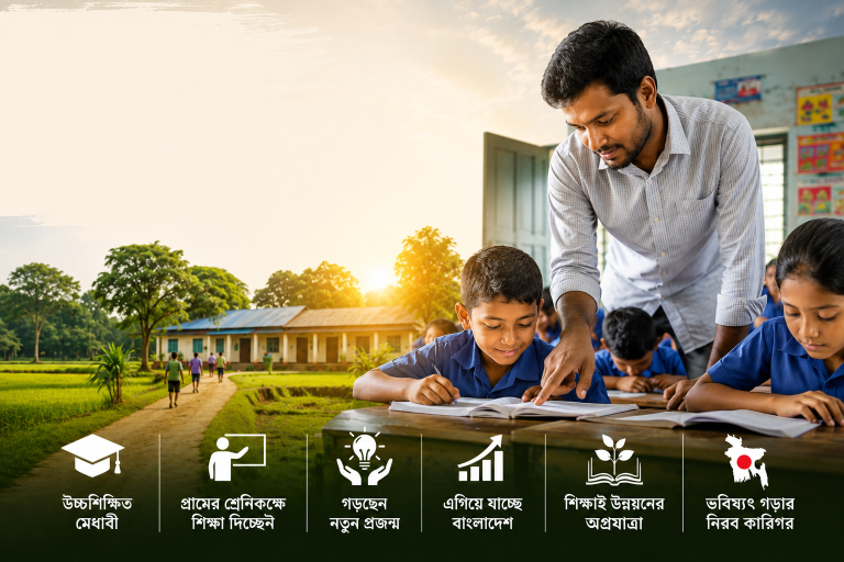 যে মেধাবীরা গ্রামে থাকেন বলেই বাংলাদেশ এগিয়ে