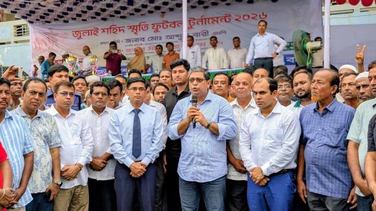 জুলাইয়ের আত্মত্যাগ বৃথা যেতে দেবে না বিএনপি সরকার: প্রতিমন্ত্রী মীর শাহে আলম এমপি
