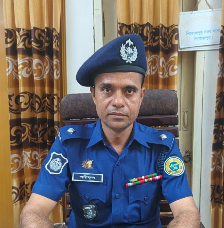 মাদক ব্যবসায়ী ১০০ কোটি টাকা দিলেও নেব না: পিরোজপুর সদর ওসি