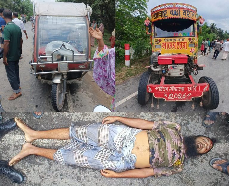 লালপুরে স্যালোচালিত গাড়ির ধাক্কায় ইজিবাইক চালক নি-হত, চালক আটক