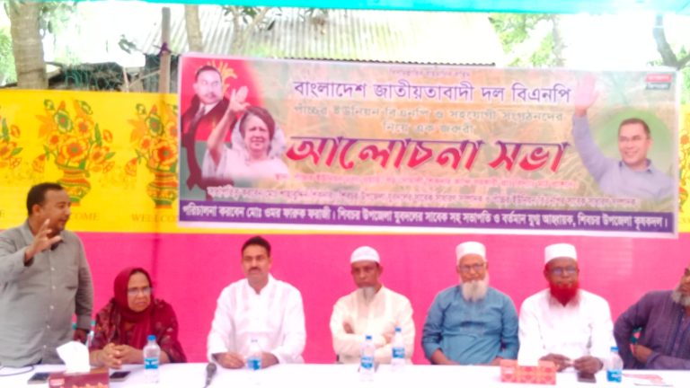 তৃণমূল বিএনপিকে শক্তিশালী ও ঐক্যবদ্ধ করার আহ্বানে পাঁচ্চরে জরুরি আলোচনা সভা