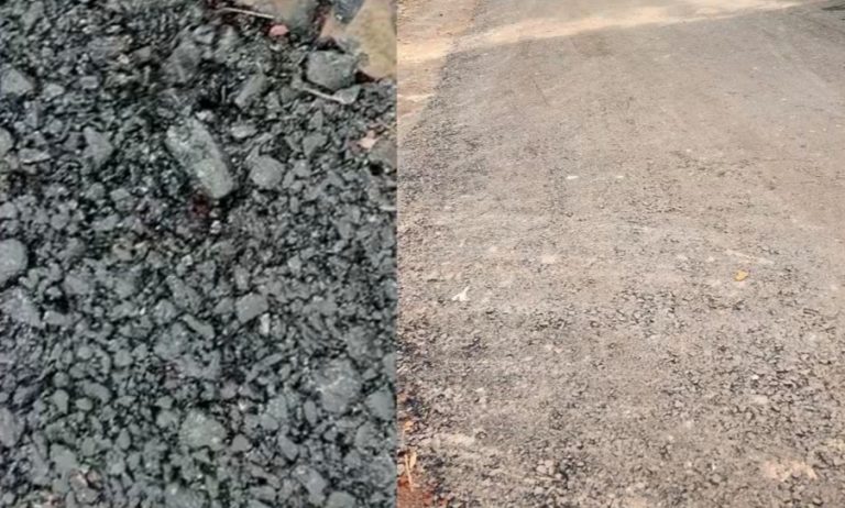চৌদ্দগ্রাম গুনবতী – কালিয়ারতল সড়কের কাজে ব্যপক অনিয়মের অভিযোগ