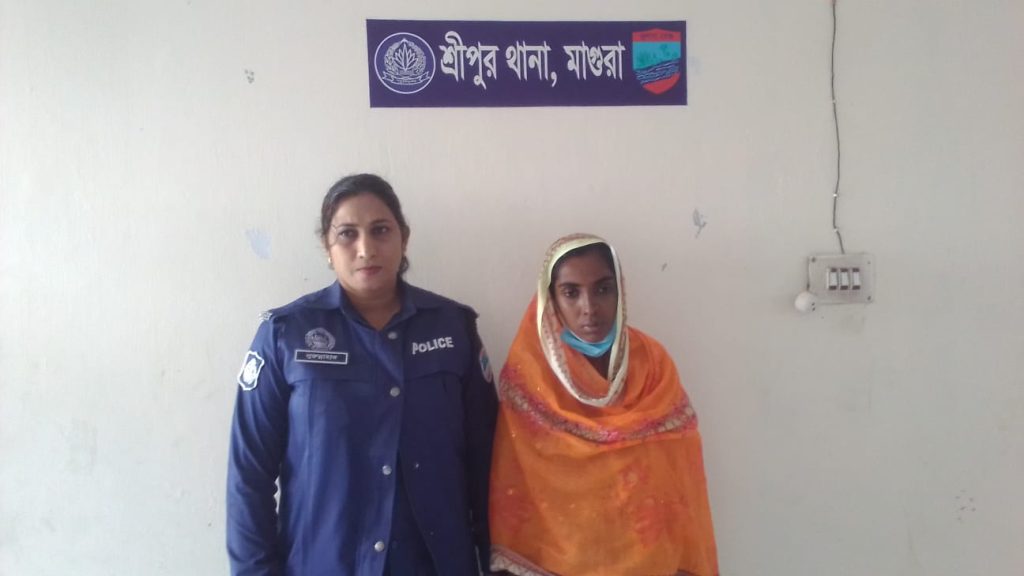 শ্রীপুরে স্ত্রীর হাতে স্বামী খুন, স্ত্রী গ্রেপ্তার