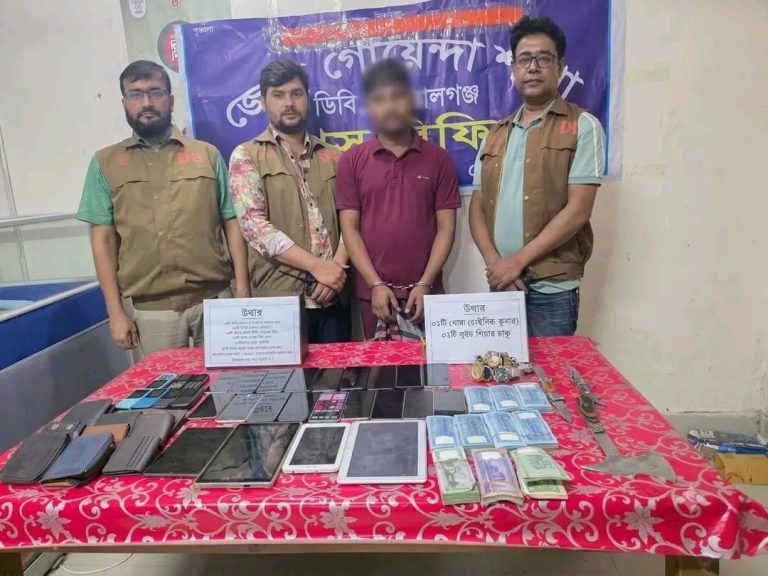 বিমানবন্দরসহ বিভিন্ন এলাকায় চুরির অভিযোগ, গোপালগঞ্জে অ-স্ত্র নগদসহ যুবক গ্রে-প্তা-র