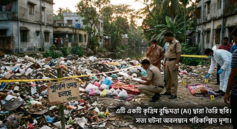 বরিশালে ময়লার স্তূপে দুই নবজাতক শিশুর ম-র-দে-হ উ-দ্ধা-র