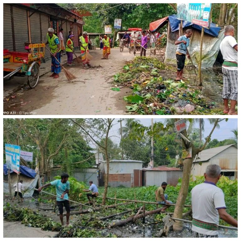 শাহজাদপুরে ডেঙ্গু প্রতিরোধে ‘ক্লিনিং ডে’: পরিচ্ছন্নতা অভিযান পরিচালনা